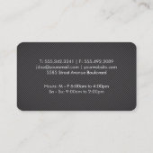 Schaar voor haar | Baardige man | Kapper Visitekaartje (Achterkant)