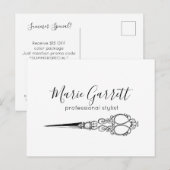  Schaarsalon Marketing Briefkaart (Voorkant / Achterkant)