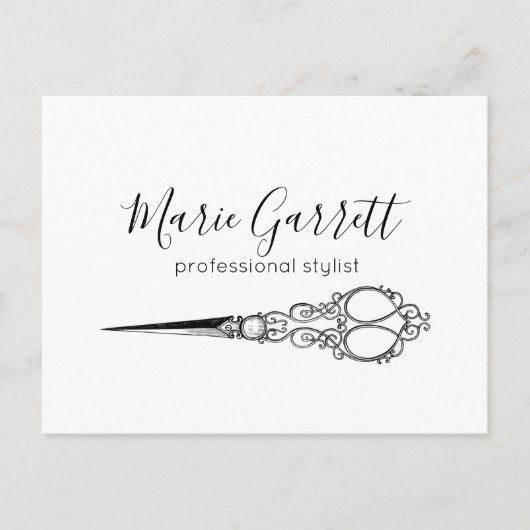  Schaarsalon Marketing Briefkaart (Voorkant)