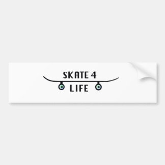 schaats 4 leven bumpersticker
