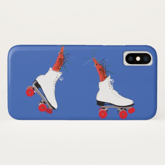 Schaats Apple iPhone X, nauwelijks daar Case-Mate iPhone Case (Achterkant (horizontaal))