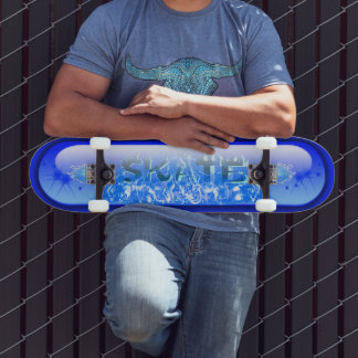 SCHAATS Blue Flame Skateboard