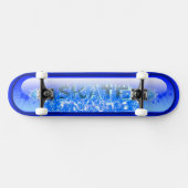 SCHAATS Blue Flame Skateboard (Horizontaal)