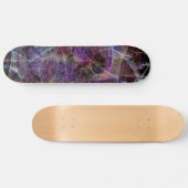 Schaats board met Abstract Paars ontwerp Skateboard (Horizontaal)