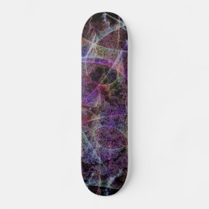 Schaats board met Abstract Paars ontwerp Skateboard