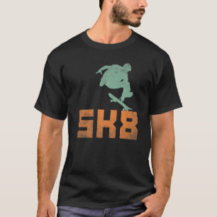 Schaats boarding Hobby Sport Sk8 Word T-shirt
