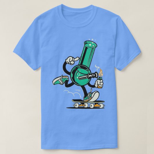 Schaats Bong T-shirt (Design voorkant)