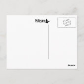 schaats briefkaart (Achterkant)