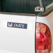 Schaats Bumpersticker (Op Truck)