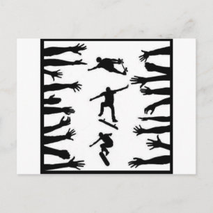 Schaats Crowd Briefkaart