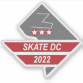 Schaats DC 2022 Weekend Sticker (Voorkant)