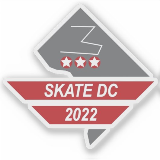 Schaats DC 2022 Weekend Sticker (Voorkant)