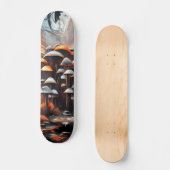 Schaats de buitengewone - Abstracte paddestoelen Skateboard (Voorkant)