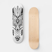 Schaats de renard style tattoo badass skateboard (Voorkant)