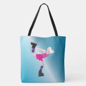 Schaats Diva Canvas tas (Achterkant)