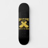 Schaats en vernielen van de weg skateboard (Voorkant)