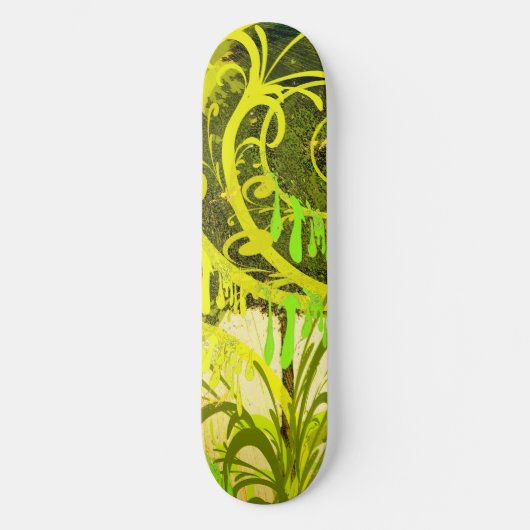 Schaats Green Paint Skateboard (Voorkant)