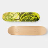 Schaats Groen Abstract Skateboard (Horizontaal)