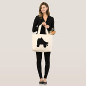 schaats grote tote bag (Voorkant (model))