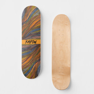 schaats "Harvest Blue Strands" Skateboard
