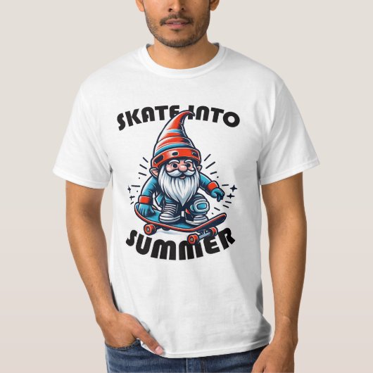 Schaats in de zomer t-shirt (Voorkant)