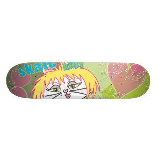 Schaats Kat liefde Skateboard