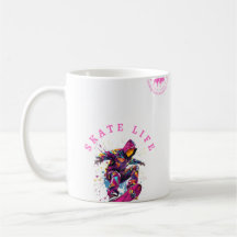 Schaats Life Pink Happy Hoodie in het wit