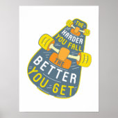 Schaats Meer Poster (Voorkant)