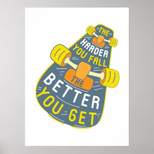 Schaats Meer Poster