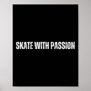 Schaats met Pion - Vrolijk Skateboarden Weekend Poster