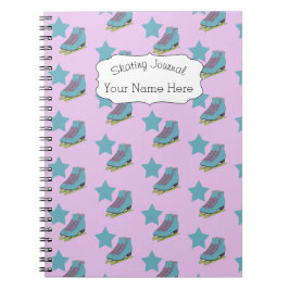 Schaats notitieboekje voor afbeelding notitieboek