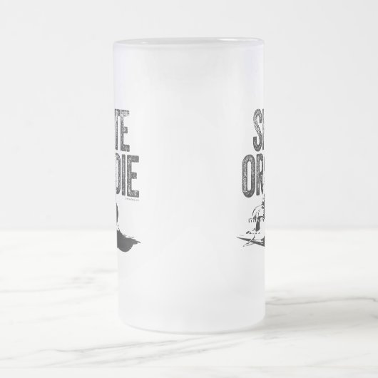 Schaats of afsterven (Hockey) Mok van geblazen gla (Center)