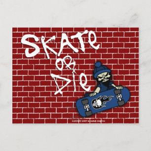 Schaats of Die Briefkaart