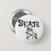 Schaats of Die Button (Voorkant /achterkant)