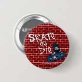 Schaats of Die Button (Voorkant /achterkant)