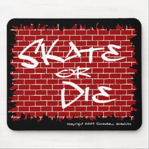 Schaats of Die Mousepad Muismat