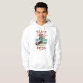 Schaats of die Skateboarder Boy Hoodie (Voorkant volledig)