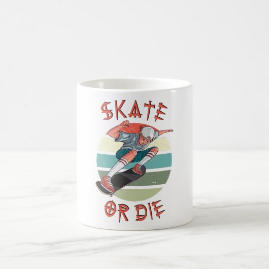 Schaats of die Skateboarder Boy Koffiemok (Center)