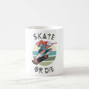 Schaats of die Skateboarder Boy Koffiemok