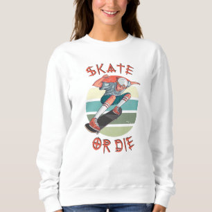 Schaats of die Skateboarder Boy Trui