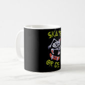 Schaats of die Skeleton Skateboarder Koffiemok (Voorkant links)