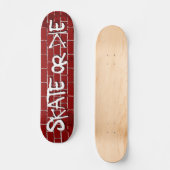Schaats- of sterskateboard skateboard (Voorkant)