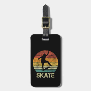 Schaats Olli ontwerp voor skaters Bagagelabel