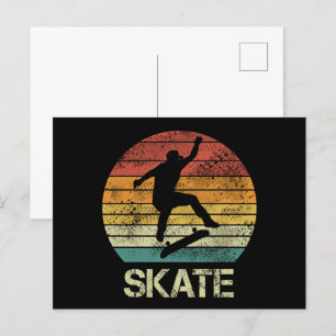 Schaats Olli ontwerp voor skaters Feestdagenkaart