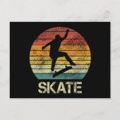 Schaats Olli  ontwerp voor skaters Feestdagenkaart (Voorkant)