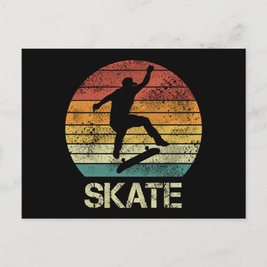 Schaats Olli  ontwerp voor skaters Feestdagenkaart (Voorkant)