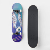 Schaats Oogst met vleugels Skateboard (Voorkant)