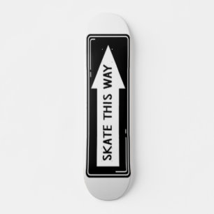 Schaats op deze manier Skateboard