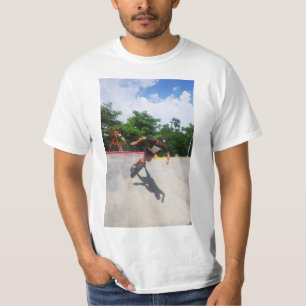 Schaats-oprijstemming T-shirt