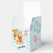 Schaats Park Fun Boy Verjaardagsfeestje Bedankdoosjes (Geopend)